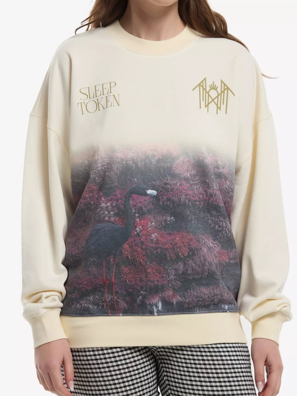 Unisex Sleep Token Even In Arcadia Flamingo Sweatshirt Hot Topic